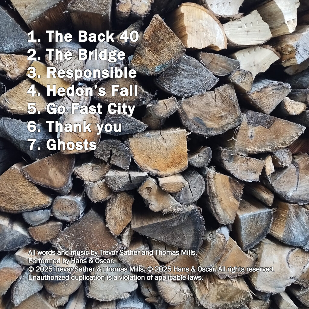 Hans & Oscar - Better time (back cover)
